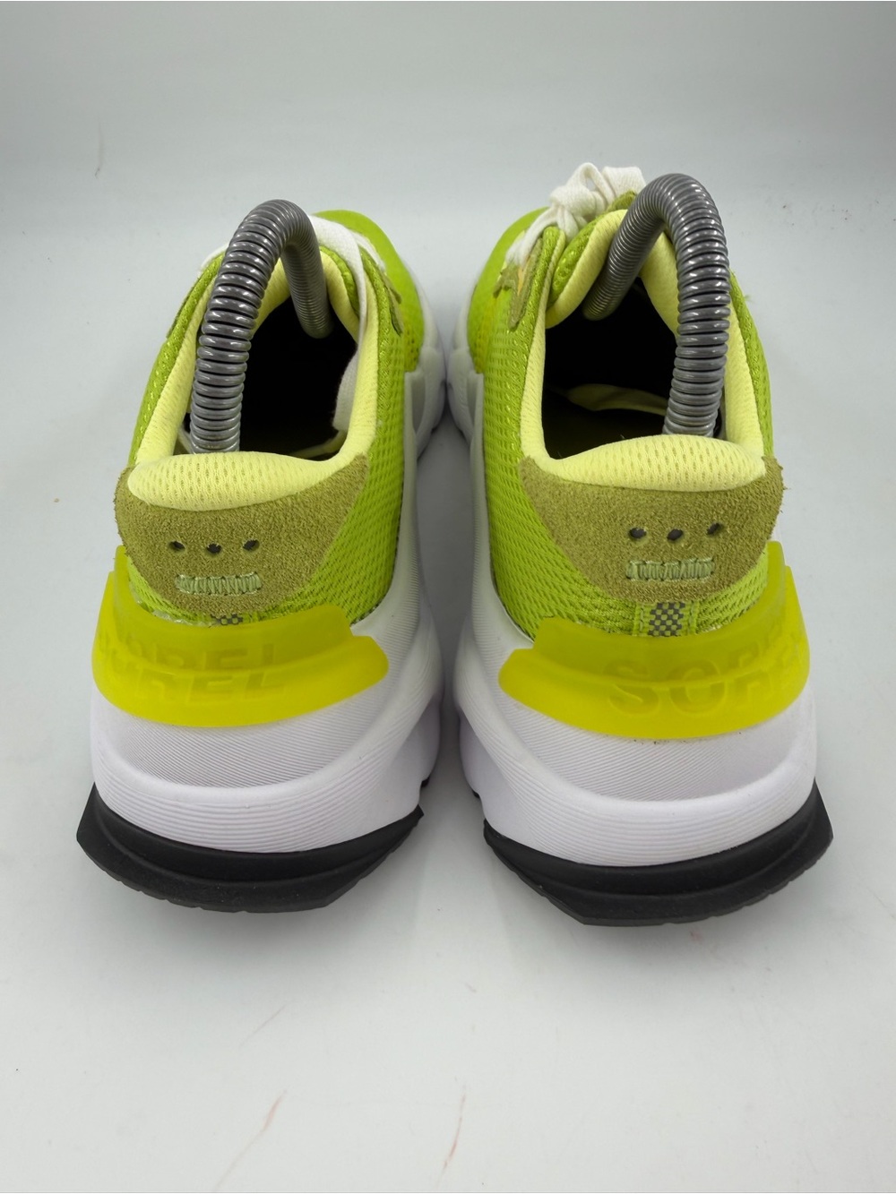 Sorel Women’s Kinetic RNEGD - SZ 7.5- Acid Green Lace-Up Sneakers Shoes - Picture 5 of 15